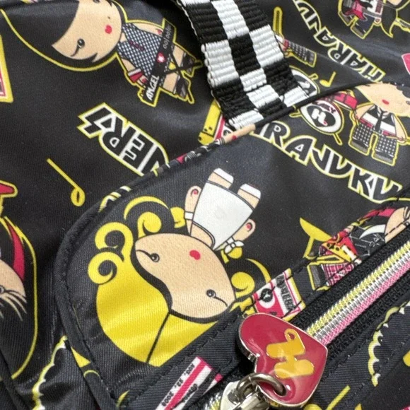 GWEN STEFANI HARAJUKU LOVERS Tote Cross Body Shoulder Bag ANIME Vintage Black - Picture 5 of 16